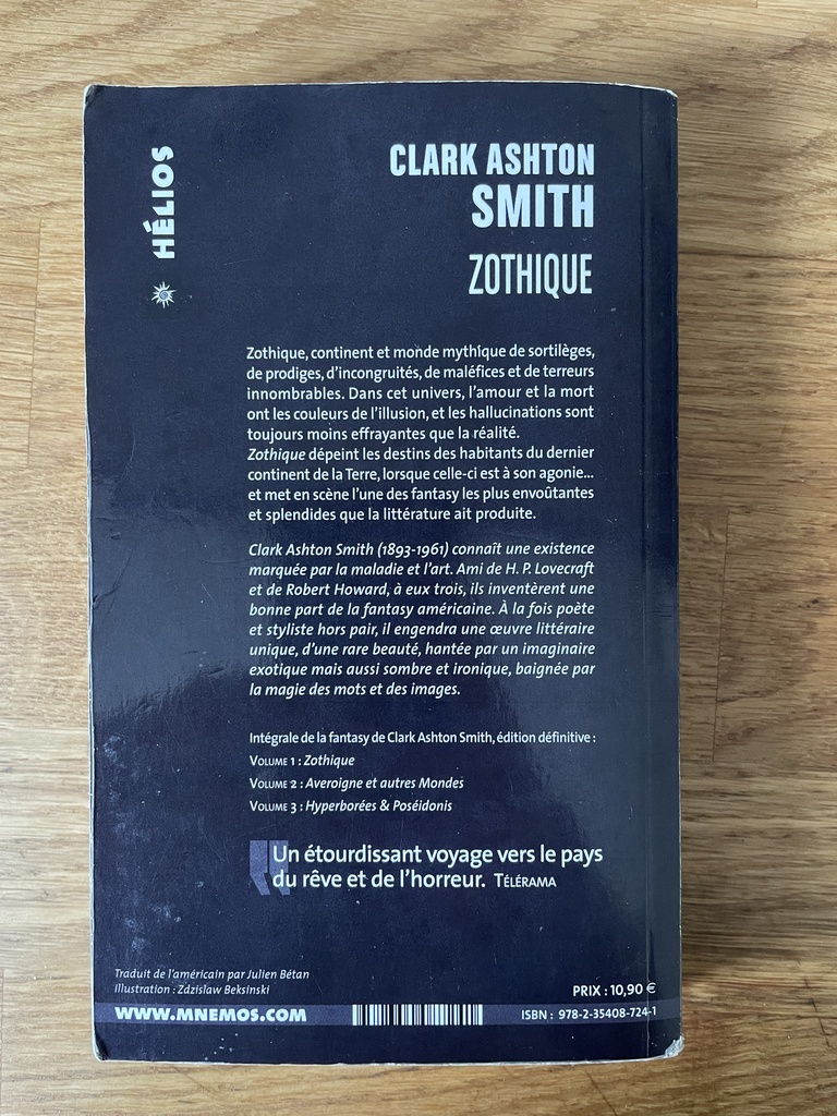 Zothique - Clark Ashton Smith (OCCASION)